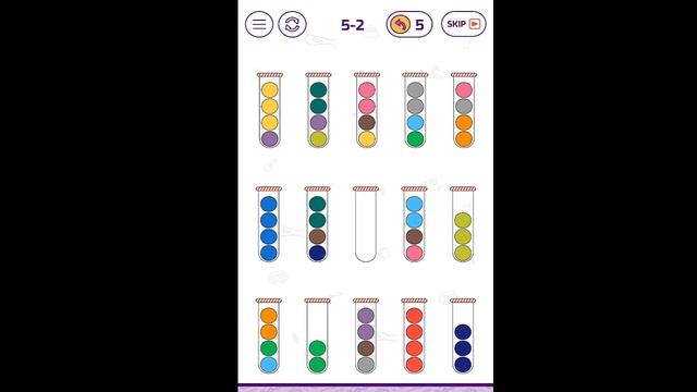 Bubble Sort Color Puzzle Game NINJA PACK 5-2 Walkthrough Solution смотреть онлайн