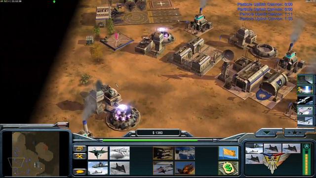 Command & Conquer Generals Zero Hour USA Super Weapon vs Usa Laser (Hard Army) смотреть онлайн