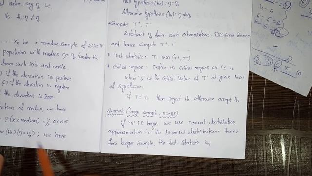 Sign test in Non parametric test// small and large sample //MCom semester 1/quantitative techniques смотреть онлайн