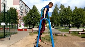 Бочка на турнике на 2 минуты!