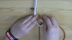 Двойной шкотовый узел - Вяжем морские и рыболовные узлы, пошаговая инструкция