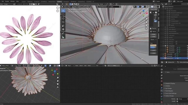 Making a flower in blender смотреть онлайн