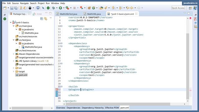 JUnit 5 Basics 13 - Maven surefire plugin integration смотреть онлайн