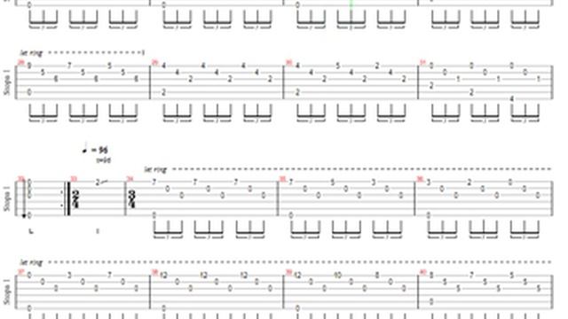 Romance Guitar tab смотреть онлайн