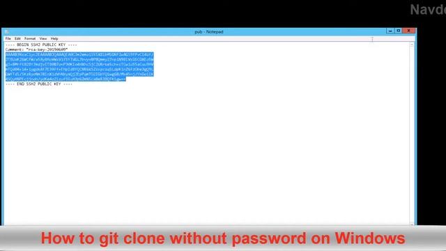 How to Git clone without Password in Windows [TortoiseGit] смотреть онлайн