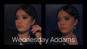 туториал на образ Уэнсдей Аддамс