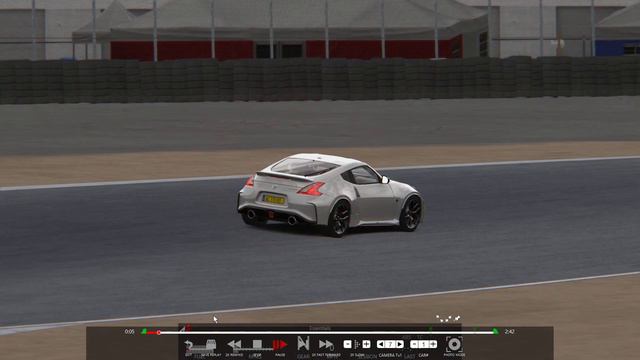 Assetto Corsa | Racing a lap with the Nissan 370z NISMO on Laguna Seca (PC) смотреть онлайн