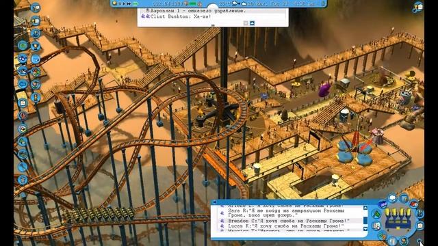 RollerCoaster Tycoon 3 - Первый этап пройден!!! (Прохождение, серия 38) смотреть онлайн
