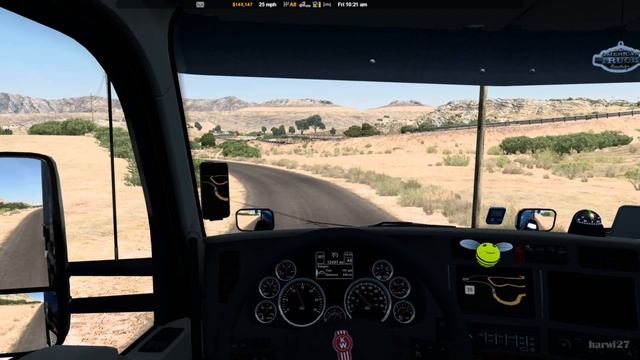 ATS | 004 | Discovered the racetrack in Tucson | Kenworth T680 смотреть онлайн