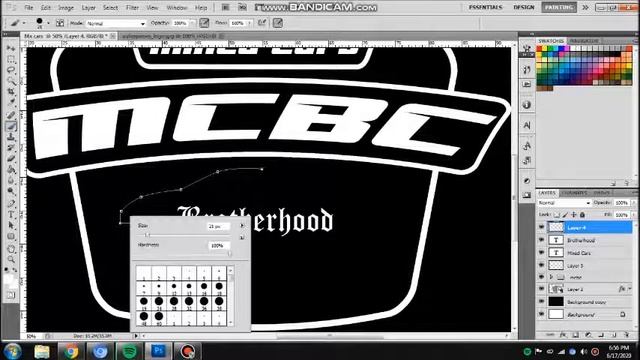 Make a LOGO in Adobe Photoshop CS7 смотреть онлайн