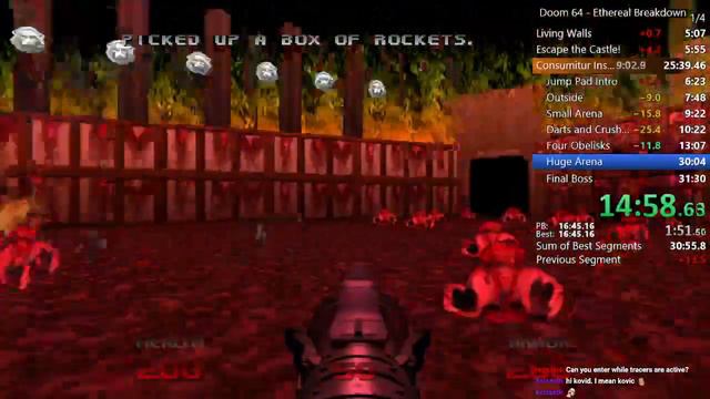 DOOM 64: Ethereal Breakdown Any% Speedrun in 31:14 (IGT) смотреть онлайн