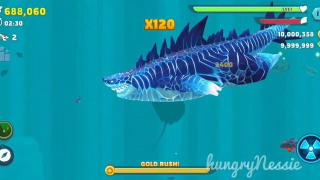 Hungry Shark Evolution: Sharkjira vs. The Bloop - Battle for Supremacy! mod coins and gems смотреть онлайн