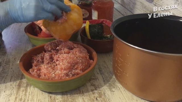 ФАРШИРОВАННЫЙ ПЕРЕЦ В МУЛЬТИВАРКЕ.  (Stuffed Pepper)