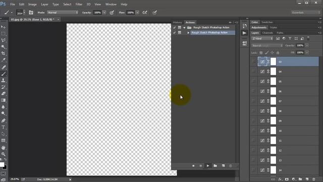 Rough Sketch Photoshop Action - Video Tutorial | Mesothelioma Attorney Directory Of Photoshop