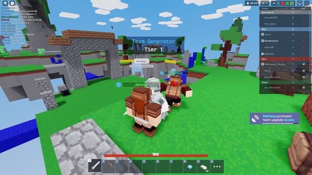 We Found TUBERS93 The HACKER... (Roblox Bedwars) смотреть онлайн