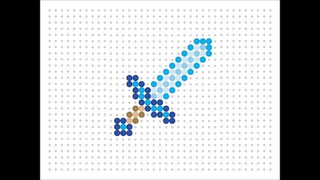 Hama Bead Diamond Sword (Minecraft Series #1) смотреть онлайн