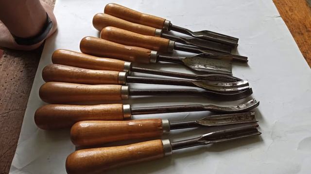 Советские стамески ГПЗ для резьбы по дереву смотреть онлайн