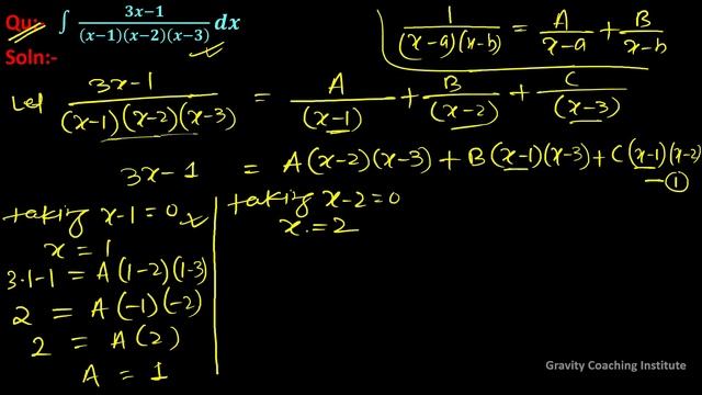 Q6 | Integrate ∫(3x-1)/(x-1)(x-2)(x-3) | Integral of (3x-1)/(x-1)(x-2)(x-3) | Partial Fractions смотреть онлайн