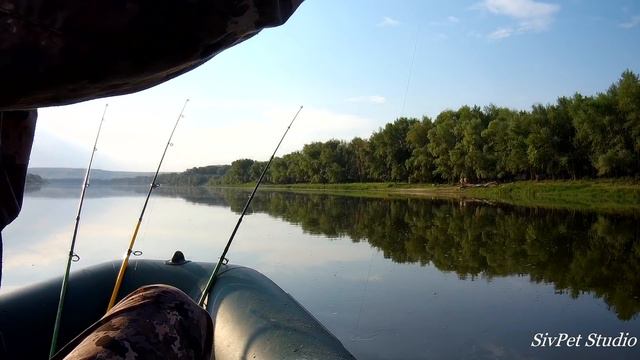 Три Сазана в жару за три кг и белая рыба . Река Дон 18 июля . смотреть онлайн