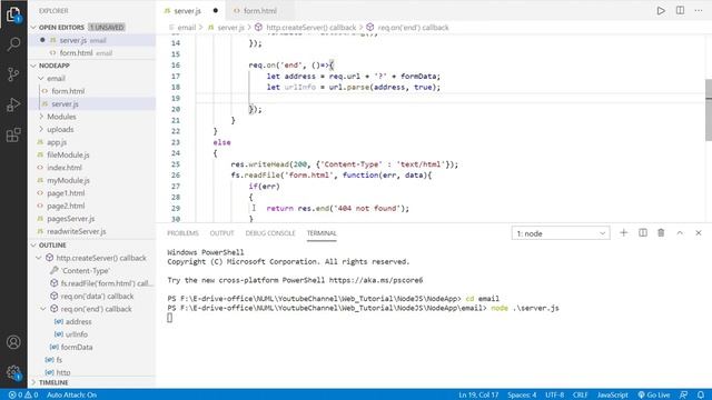 Easy way to Send Email using nodeJS | send email using nodemailer | HTML FORM | (URDU/HINDI) Part 9 смотреть онлайн