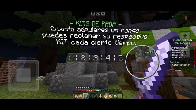 ENTRA MI SERVIDOR SURVIVAL de Minecraft pe 1.20.41 - Servidores para Minecraft bedrock 1.20.41 смотреть онлайн