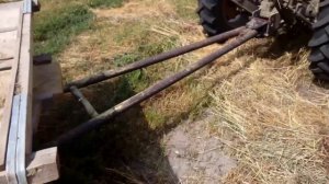 Тюковка сена. МТЗ 82.1 и пресс подборщик Киргизстан