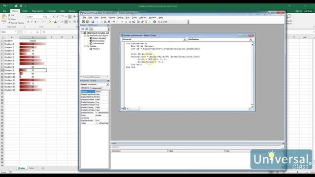 Lesson 12: Conditional Formatting, Databars, IconSets, Sparklines - VBA Course смотреть онлайн