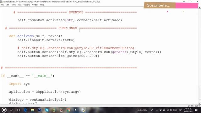 Iconos estándar de PyQt смотреть онлайн