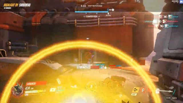 Overwatch - Reinhardt - Highlight - Watchpoint - Triple Kill 2 / i5-6500 / Asus GTX 970 4GB смотреть онлайн