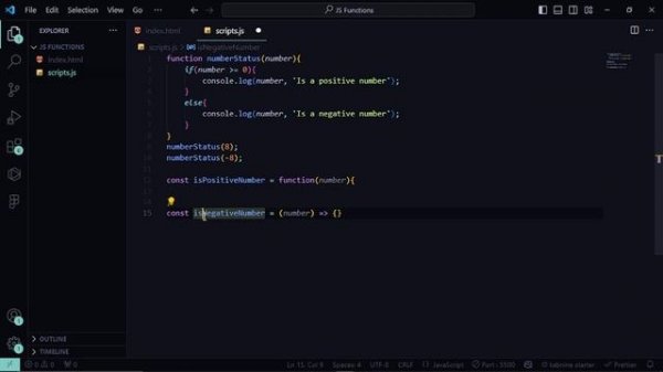 JavaScript Functions (Arrow Function)