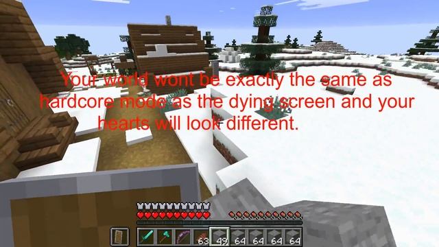 Hardcore realm tutorial minecraft | easy and quick java 1.16-1.17 | 1 block command смотреть онлайн