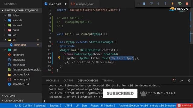Flutter building a Widget Tree | enhancement in flutter Code смотреть онлайн