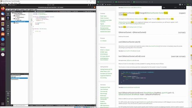 QT TCP Server - Client смотреть онлайн