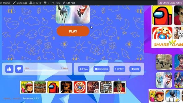 xfriv premium themes wordpress games flash html5 смотреть онлайн