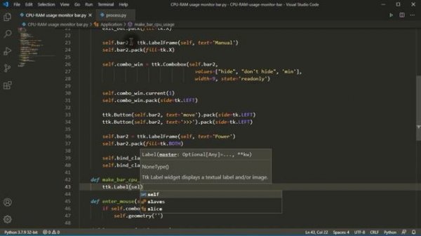 TKINTER Python программа с gui интерфейсом #2.mp4