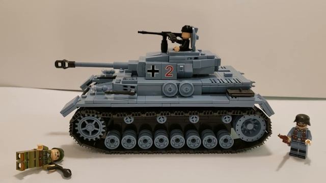 LEGO PANZER IV TANK by Quan Guan Review (Cobi panzer tank) смотреть онлайн