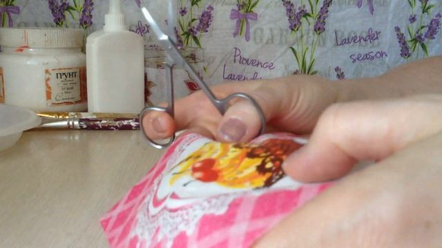 Декупаж для новичков (пластиковых тарелок) смотреть онлайн