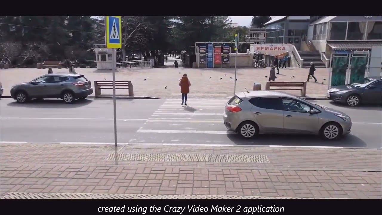 Дорога до моря и набережной от Отеля Тихий Рай смотреть онлайн