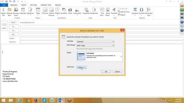 MS Outlook Training- Attached File,Item and Create Signature in New Mail Formatting смотреть онлайн