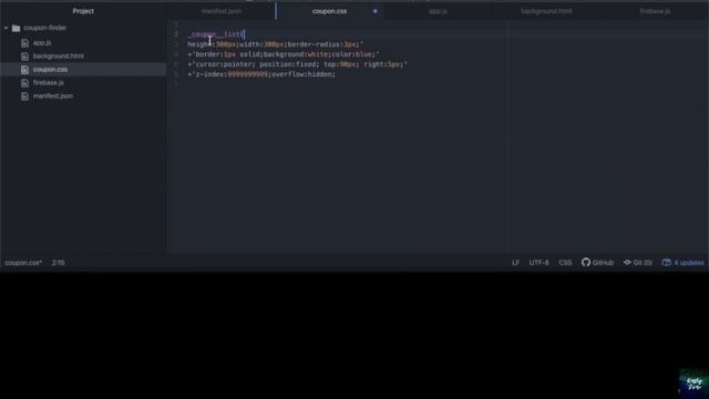 FREE COURSE - Build Coupon Chrome Extension Like Honey (MV2) смотреть онлайн