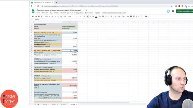 Краткий обзор ниши “Шкафы купе” в Новосибирске, декомпозиция смотреть онлайн