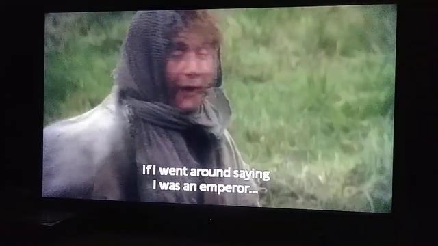 Monty Python and The Holy Grail. (That is why I am your king, scene) смотреть онлайн