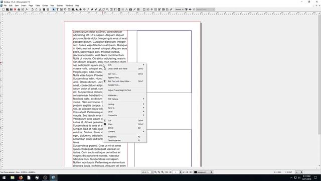 Scribus Lesson 3 - Add Text Frames смотреть онлайн