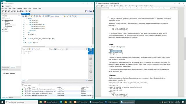 Curso de MySQL: Procedimientos almacenados (estructuras repetitivas) смотреть онлайн