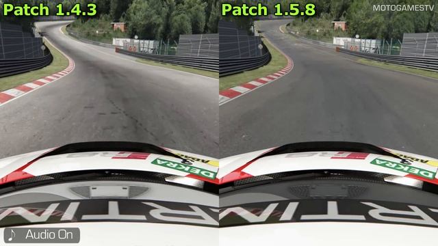 Assetto Corsa 1.4.3 vs 1.5.8 - Audi R8 LMS at Nordschleife 24h - Track, Graphics & Sound Comparison смотреть онлайн
