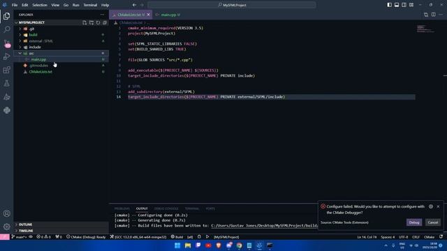 How to setup SFML with Git Submodules, Dynamic Linking, and MingW compilation on Windows смотреть онлайн