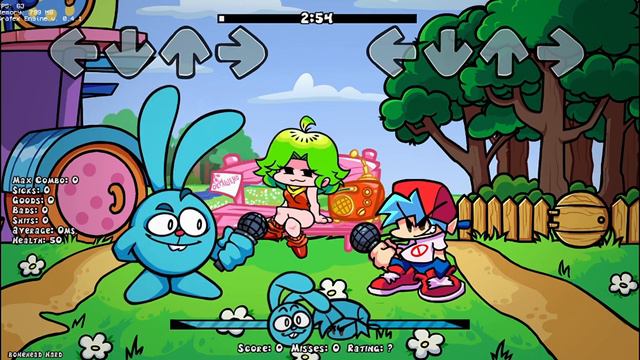 Крош из смешариков в моде Friday Night Funkin vs Krosh (Pre-Demo) смотреть онлайн