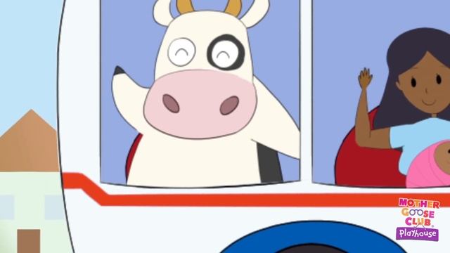 The Wheels On The Bus | Nursery Rhyme Collection From Mother Goose Club!