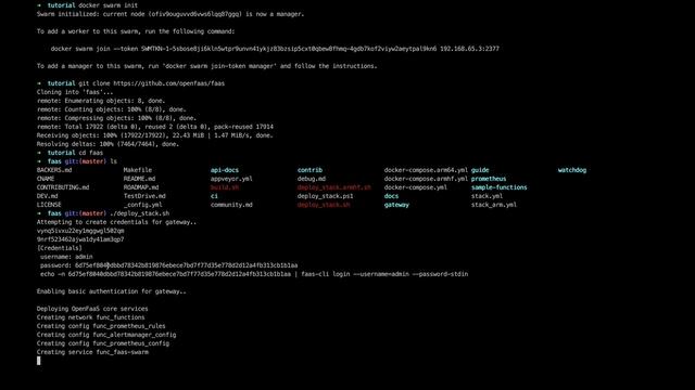 Serverless | Install OpenFaas on Docker Swarm смотреть онлайн