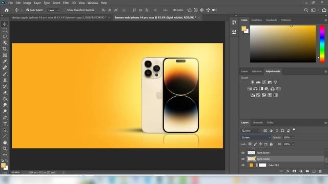 Apple Iphone 14 Pro Max Banner Web | Photoshop Tutorial? смотреть онлайн
